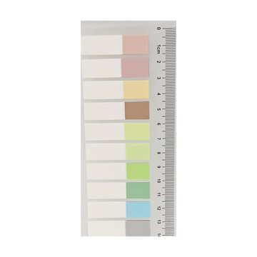 活頁索引貼 青草半色 PET材質  20 x 8.5 x 16cm  10個  1包