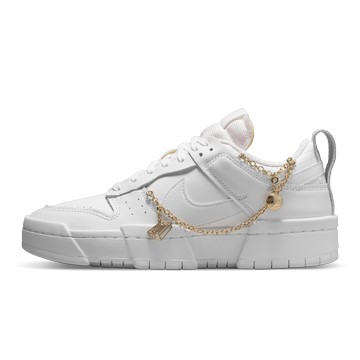 WMNS DUNK LOW DISRUPT CHARMS WHITE
