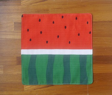 日本二重紗手帕=西瓜=紅(共2色)