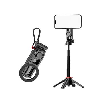 CYKE F08 MagSafe 磁吸迷你手機自拍桿+藍芽輔拍捍(輔拍器)