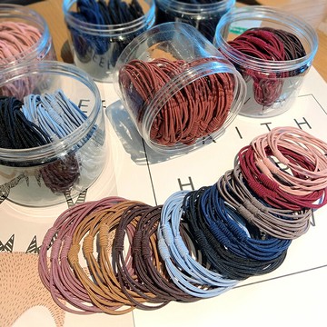 頭繩女網紅ins風森系扎頭發皮筋發圈韓國簡約氣質高彈力耐用皮套