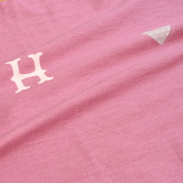 Embrace 英柏絲 日本 JIS抗菌純棉長抱枕  桃紫色  41x111cm