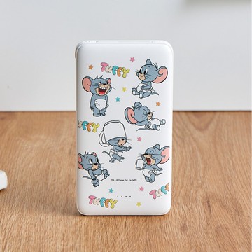 湯姆貓與傑利鼠Tuffy亂花雙線快充10000mAh行動電源