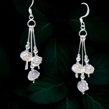 【摩達客】編織球造型垂墜式耳飾耳針耳環