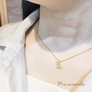 【焦糖小姐 Ms caramelo】 1月摩羯座項鍊星座項鍊(鋯石項鍊)
