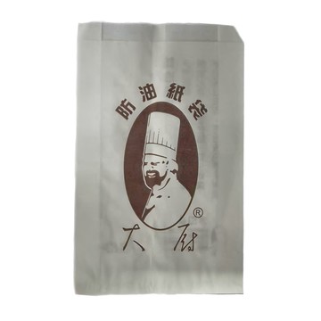 大廚 防油紙袋 大 100%純天然紙漿製成  5包  1組