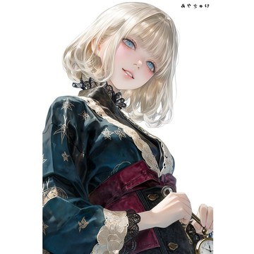 【9 月新作】07-144-0379 人物貼紙 幻想復古浪漫喫茶