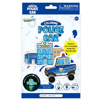 【Simple zone】Colorloon 3D造型手繪紙氣球-警車系列