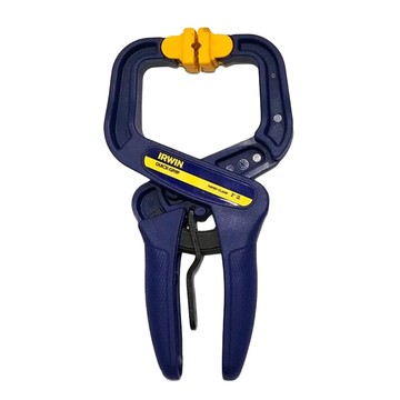 IRWIN 握手牌 藍色塑鋼快速夾鉗 - 強大棘輪機構 快速輕鬆定位和釋放  1支