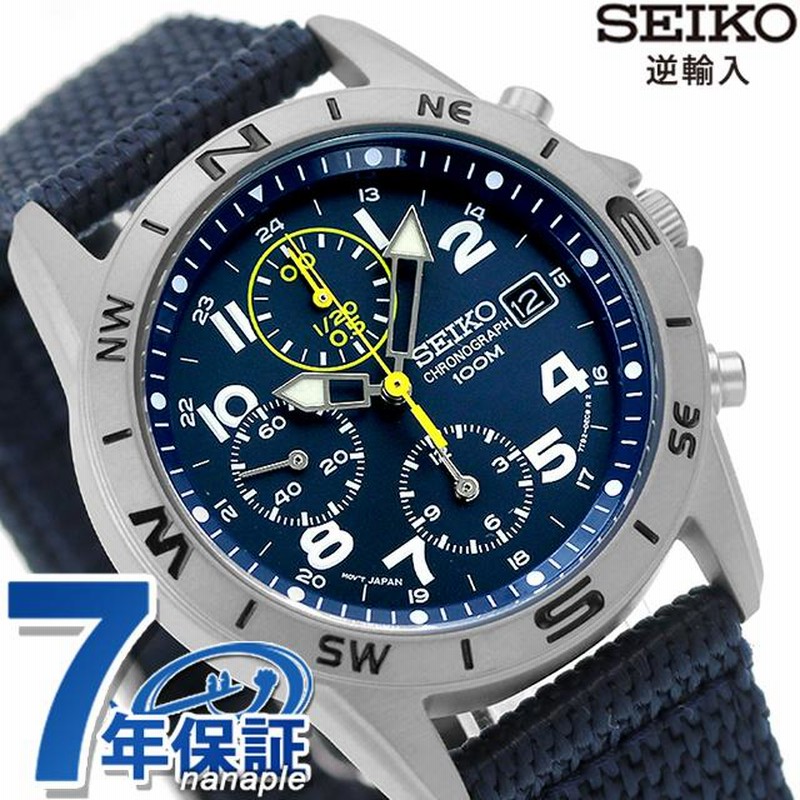 SEIKO ALBA クロノグラフ 海外逆輸入モデル 稼働品 - 時計