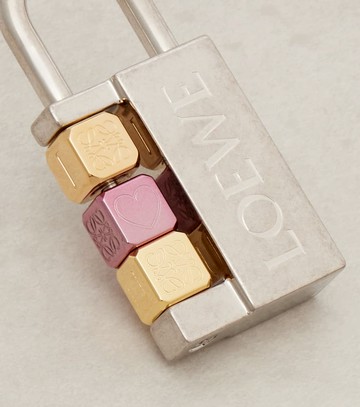 Loewe Padlock brass bag charm