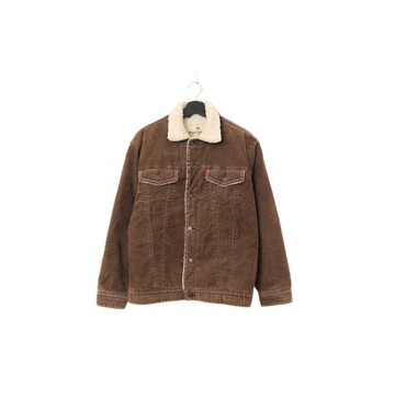 Back to Green:: 冬季外套 EDWIN 鋪棉 咖啡燈芯絨 cn-14 vintage