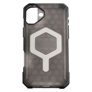 UAG 磁吸式耐衝擊輕量保護殼 強化邊角軟墊 緩衝保護 鏡頭孔位加高 預留墊片空間 搭配掛繩  iPhone 16 Plus 2024  透黑色