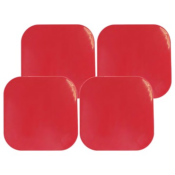 Mega 防臭防蟲密封蓋 排水孔蓋 防蟲墊 Set 4片 15x15公分  紅色  1組