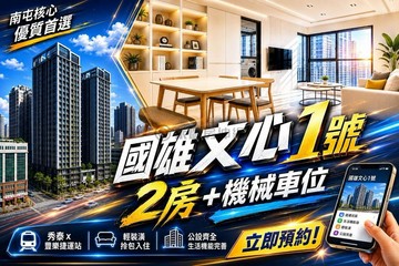 國雄文心一號｜兩房裝潢配休旅車位｜公設有餐廳泳池｜台中市南屯區文心路一段