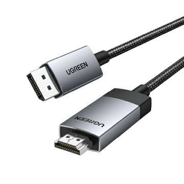 UGREEN綠聯 DP轉HDMI線/DisplayPort轉HDMI 4K  金屬編織 公對公 3M原價 1169 (省 400)