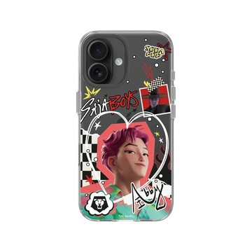 iPhone 16 Clear Case（相機按鈕） 透明 - Kpop 獵魔女團 - Abby