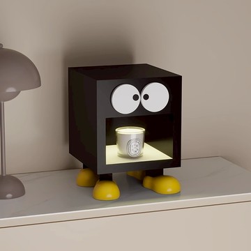 //預購//【Rofancy 洛帆晞】可愛卡通香氛定時融蠟燈｜方方小煤碳｜