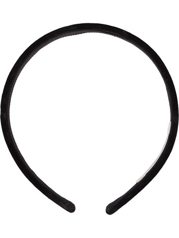 Jennifer Behr - Lacey silk velvet hairband - women - Velvet - One Size - Black