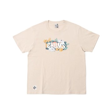 【CHUMS】女 Bulb Plants Flowers T-Shirt短袖上衣 米灰色-CH112172G057