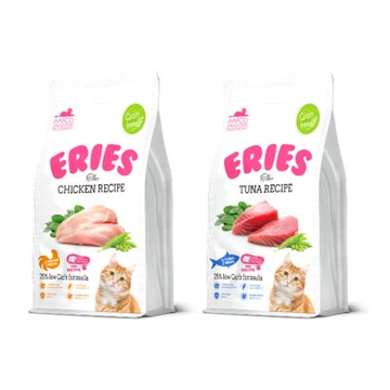 ERIES伊瑞思 【3入組】1KG 益生菌酵素無穀貓糧 (購買第二件贈送寵物玩具x1包)