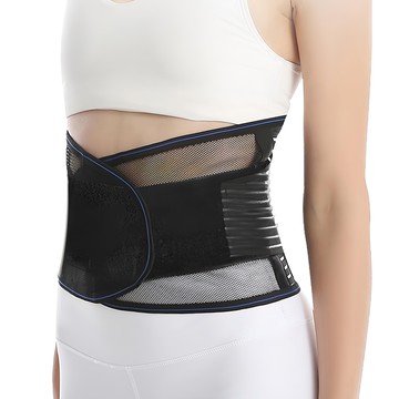 AHOYE 美體塑身 超彈挺背護腰帶  透氣舒適  可調節鬆緊  支撐腰部  調整體態  1個  24 x 20 x 1cm