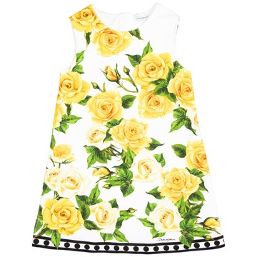 Dolce & Gabbana Kids 花卉印花洋裝