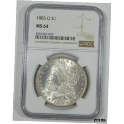 品質保証書付】 アンティークコイン NGC PCGS 1885-O Morgan Dollar