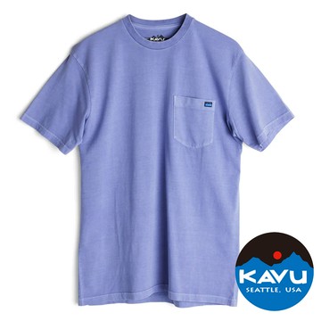 【KAVU】Side BarT男圓領短袖T恤『遠方藍』K8122 戶外 露營 登山 健行 休閒 時尚 短袖 上衣 T恤