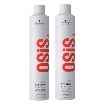 Schwarzkopf施華蔻 OSIS+ SESSION定型系列 黑炫風/黑旋風 特強定型霧 500ML 2入組 (新包裝)
