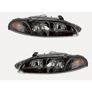 卡嗶車燈 台灣現貨-中華三菱 ECLIPSE 日蝕 95 96 97 98 99 年 黑框大燈 頭燈