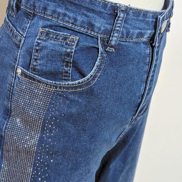 【PANGCHI 龐吉】綴珠閃麗牛仔長褲(2326219/35/36/37/91/92/93/94)