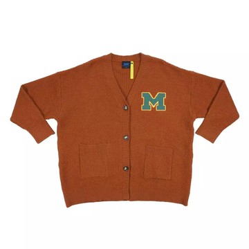 NCAA 外套 褐色 針織罩衫 長版外套 女 7552140352