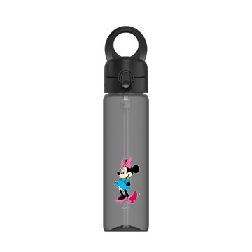 磁吸水壺 AquaStand Tritan 800cc - 附吸管 黑 - 迪士尼-米奇 Mickey - 米妮 - 經典站立Pose