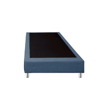 ASSARI-傢集910型貓抓皮床底/床架-單大3.5尺藍色