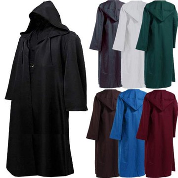 萬圣節披風黑武士cos死神服裝恐怖密室鬼衣親子演出巫師連帽斗篷