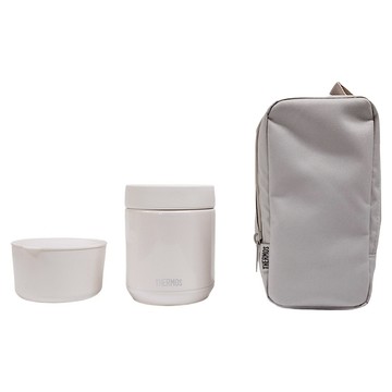 THERMOS 膳魔師 真空斷熱保溫便當提袋組 JEE-550 GG  1組  灰色