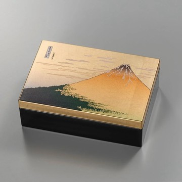 HAKUICHI箔一 - 箔名画 飾品收納盒 - 赤富士/A252-04005