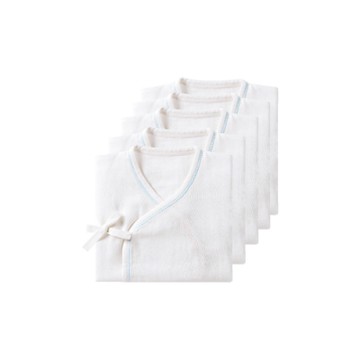 【小獅王辛巴 官方直營】 極柔感紗布衣新生兒五件組（藍／粉）