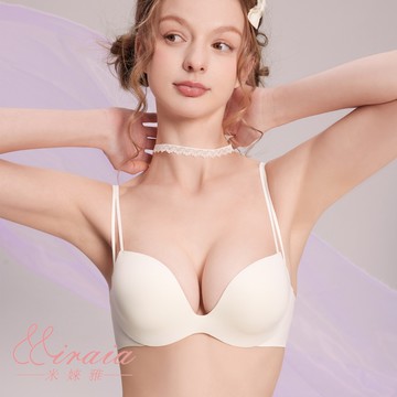 【Miraia米婡雅】圓球杯零著感無痕內衣(軟鋼圈內衣、24HR無感、集中聚攏)