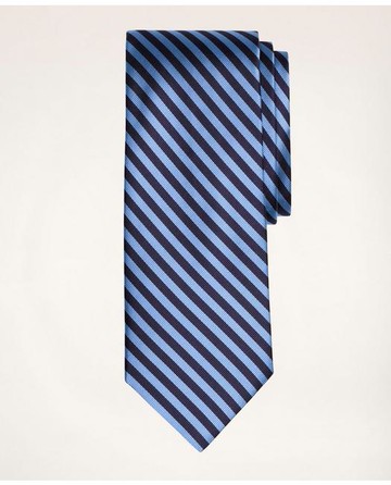 Brooks Brothers Men's Rep Tie | Light Blue | Size Regular