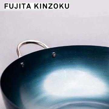 藤田金屬 日本製INITIAL職人深型大容量鐵炒鍋 30cm(IH爐可用 湯鍋 深鍋 萬用鍋 不挑爐具 無塗層