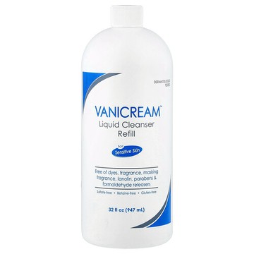 Vanicream, 液體沐浴露補充裝，適用於敏感肌膚，無香，32 液量盎司（947 毫升）