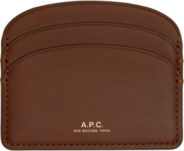 A. P.C. 棕色 Demi-Lune 卡包