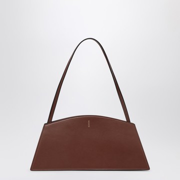 Jade dark brown leather bag