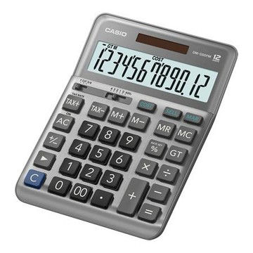 卡西歐CASIO雙電源稅率商用計算機/12位元/DM-1200FM