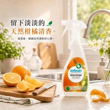 〔本野有限公司〕【德國原廠】Sodasan<蘇達桑>廚房清潔劑500ml -2入