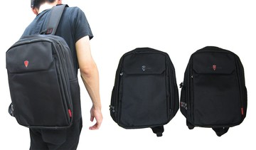 限時 滿3千賺10%點數↘ | ~雪黛屋~SKYBOW 後背包大容量14吋電腦A4夾二層主袋+外袋共五層防水尼龍布口胸前釦BSS50012501000
