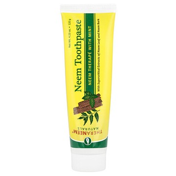 Organix South, TheraNeem® Naturals，印楝牙膏，薄荷印楝護理配方，4.23 盎司（120 克）