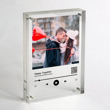 客製化聖誕禮盒 播放音樂或錄音亞克力 結婚週年紀念 生日 情人節